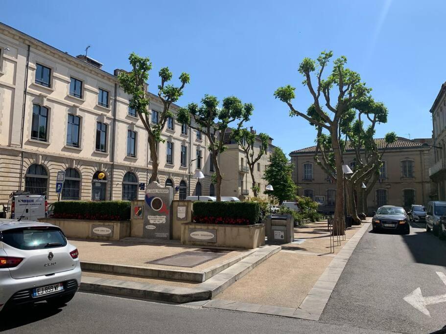 Appartement Avec Terrasse Au Coeur De Carcassonne - Serviettes Draps Menage Inclus Buitenkant foto